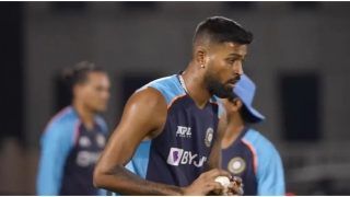 Hardik Pandya Back Bowling in The Nets; Raises Hope Ahead of New Zealand Match